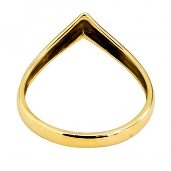 9ct gold Wishbone Ring size O